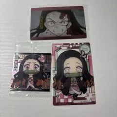 鬼滅の刃 竈門禰豆子 ウエハース カード ステッカー シール セット