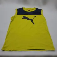 【美品】PUMA ノースリーブ タンクトップ イエロー 150