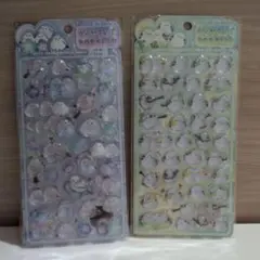 ダイヤモンドPOP SEAL シマエナガ 立体シール 　2枚セット