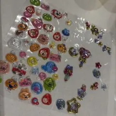 ぷっくりシール 2点まとめ売り　たまごっち　宝石キラキラ