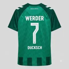 美品！ヴェルダーブレーメン 24/25ユニフォーム 7 ドゥクシュ ヴェルダーブレーメン 24/25ユニフォーム 7番 DUCKSCH - メルカリ