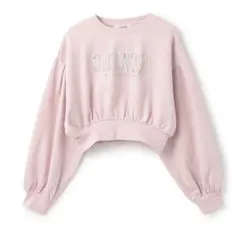 Lovetoxicロゴ クロップド トレーナー キッズL160ラブトキシック