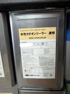 残り5缶 日本ペイント 水性カチオンシーラー 透明 15kg - メルカリ