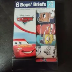 Disney Pixar Cars 男の子用ブリーフ 6枚セット 4T