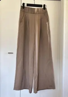 ELENCARE DUE ワイドパンツ　茶系