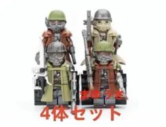 ★新作★【レゴ互換】ミニフィグ フォールアウト人形 フィギュア 4体セット