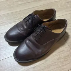 ダークブラウン レザー レースアップシューズ　Dr.Mart ens