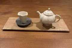 内田悠 / イタヤカエデ 板皿 M 柿渋染