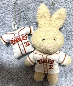 【非売品】球場限定楽天イーグルス #32中島大輔 うさぎぬいぐるみ他 2点セット