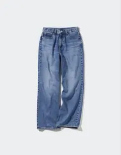 UNIQLO ワイドストレートジーンズ 丈長め　24インチ