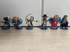 【6体セット】ワンピース　ワーコレ　クロスギルド　バギー、クロコダイル、ミホーク