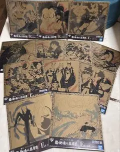 ワンピース コンプリート 一番くじ 龍と袂を連ねし猛者達　E賞色紙12点