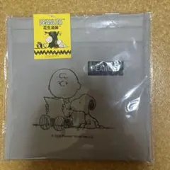 スヌーピー メイト　ポケット付き保冷温バッグ グレー