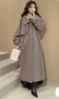 FRAY I.D ウールリバーバルマカンコート