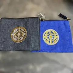 ⑤お宝ポーチ 金銀ザクザクを願う ＜金財万倍＞　マントラ ⑤お宝ポーチ 金銀ザクザクを願う ＜金財万倍＞ マントラ