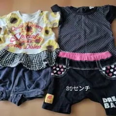 L.B.C. ひまわり柄 チュニック Tシャツ 80cmのサムネイル