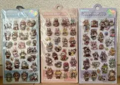 ラブブ　ボンボンドロップシール　3枚セット