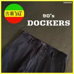 90s DOCKERS コットンパンツUS古着アメカジヴィンテージチノパン綿パン