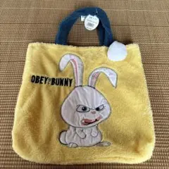 『新品タグ付き』映画ペット　ボアトートバック　刺繍