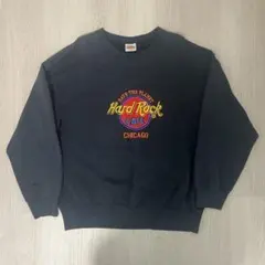 Hard Rock CAFE シカゴ 刺繍 スウェット トレーナーのサムネイル