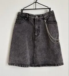 スカート ジーンズ チェーン付き Mサイズ