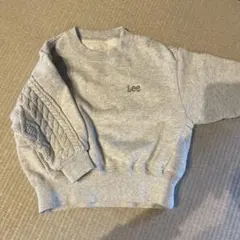 キッズ　サイズ90 Lee トレーナー ケーブル編み袖