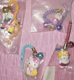 【激レア・未開封】ご当地キティ 根付け ストラップ 4点まとめ売り