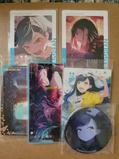 プロセカ　白石杏　グリッター缶バッジ