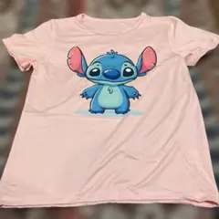 明日まで特別⭐︎子供服・DisneyリロアンドスティッチTシャツピンク140