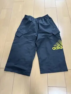adidas ネイビー ハーフパンツ 160cm