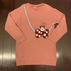 ミニーマウス ワンピトレーナー★120cm★