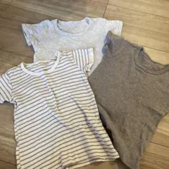 半袖ベビーシャツ3枚セット90㌢