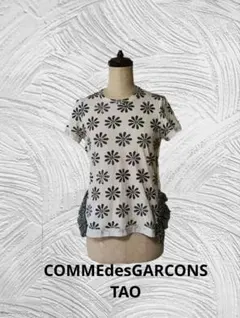 COMMEdesGARCONS TAO 花柄プリント フリルサイド Tシャツのサムネイル
