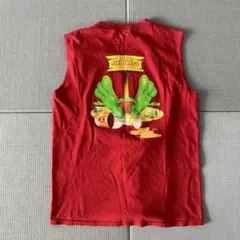 Señor Frog's ノースリーブ Tシャツ レッド　カエル