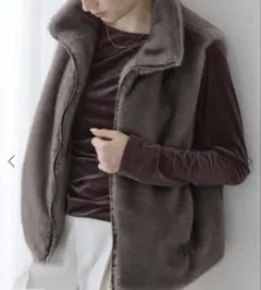 la totalite 【洗える】ベロアドレープカットソー