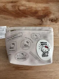 【新品未使用】サンリオ ハローキティ 50周年 コスメポーチ