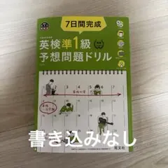 7日間完成英検準1級予想問題ドリル 文部科学省後援　最新版