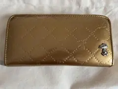 スヌーピー財布　金色のサムネイル