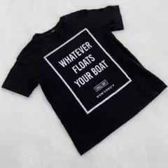 アズール Tシャツ ブラック 半袖 クルーネック プリント Sサイズ