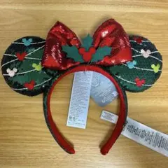 【期間限定セール】【新品未使用】パリディズニー　クリスマス限定カチューシャ