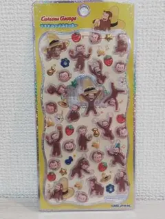 正規品 おさるのジョージ プチドロップステッカー 新品 ボンボンドロップシール