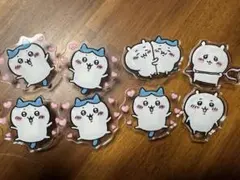 新品未使用品　ちいかわ　クリップ　文房具　chiikawa ハチワレ　8個セット