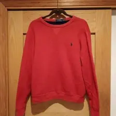 Polo Ralph Lauren メンズM 赤 クルーネックスウェット