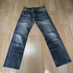 美品　ユニクロ　ブラックデニム　W