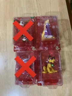 happyくじ　クリスマスオーナメント　フィギュアオーナメント賞　2種