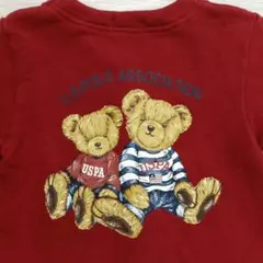 U.S. Polo Association 赤いトレーナー 80サイズ