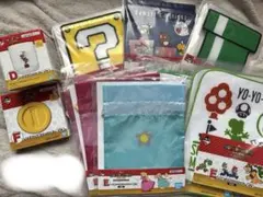 一番くじスーパーマリオ いつも一緒マリオ＆フレンズ DEFG賞セット＆半券16枚