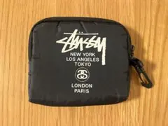 STUSSYコインケース 小銭入れ ポーチ ブラック 非売品のサムネイル