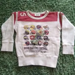 GOUCE フットボールデザイン トレーナー 100