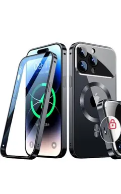 iPhone 14 Pro 用の ケース Mag-safe対応[360°全面保護